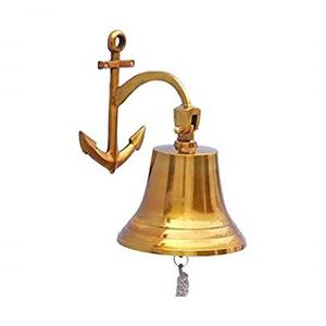 Polished Metal Love <b>Theme</b> New Year Nautical Bell Tag - Product Image 1