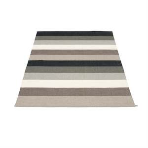 Moderno 100% plástico reciclado Jacquard tejido a rayas alfombra lavable hecho a mano sala de estar corredores alfombra-compra a granel al por mayor - Product Image 4