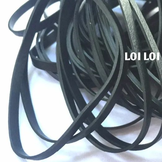 High Quality Black Wide Natural Rubber Bands Factory Cheap Price - Professional wide rubber bands in Top quality