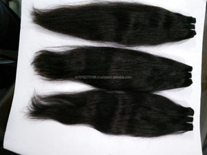 Frontal del cordón del pelo virginal del templo cabello humano de la onda profunda 3 paquetes con cierre 360 arrancó 13x6 Frontal de encaje con paquetes - Product Image 4