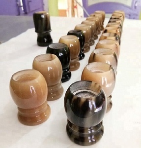 Ox/Bò Sừng Thật Cạo Râu Bàn Chải Xử Lý - Product Image 2