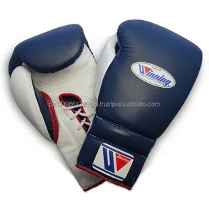 Hochwertige gewinnende Fitness-Trainings-Box handschuhe, benutzer definierte Logo-Box handschuhe, maßge schneiderte Box handschuhe DG-2008