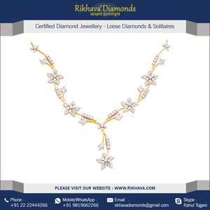 Collier pendentif en or jaune avec diamant véritable Bijoux fins de luxe - Product Image 4