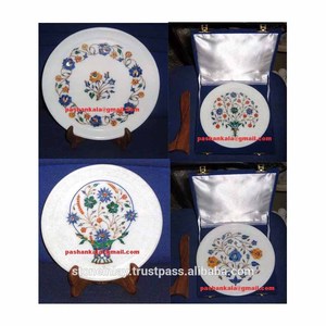 Colorful Inlay Marble <b>Plaque</b> - Product Image 1