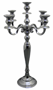 VENTE CHAUDE CONCEPTION MODERNE TAILLE PERSONNALISÉE FORME ET COULEUR ARGENT MARIAGE CANDELABRE BOUGEOIR - Product Image 6