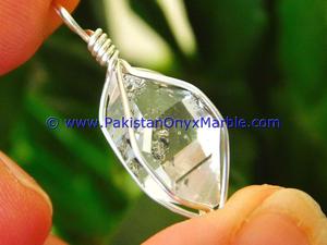 คริสตัลควอตซ์แคลไซต์ทรงเหลี่ยมปลายแหลมสองด้าน HERKIMER DIAMOND - Product Image 4