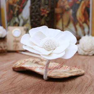 Fleurs artificielles en bois de sola faites à la main, accessoires de parfum d'ambiance modernes et écologiques - Product Image 1