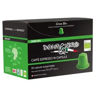 이탈리아 생물/유기 커피 50 캡슐 상자 호환성 네스프레소 캡슐