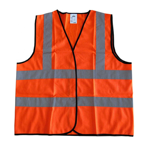 Construction Safety Signal Vest With Reflective Tape Glow In The Dark - Product Image 4