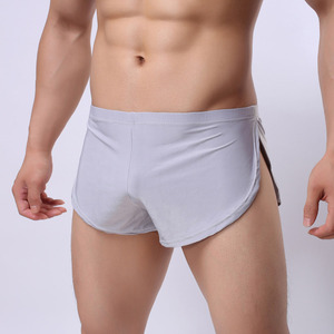 Caleçons boxers pour hommes, taille mi-haute, respirants, en maille, mélange de nylon et élasthanne, confortables pour la nuit - Product Image 2