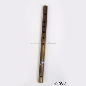 Üretici toptan hint bambu flüt ahşap flüt el yapımı hint flüt