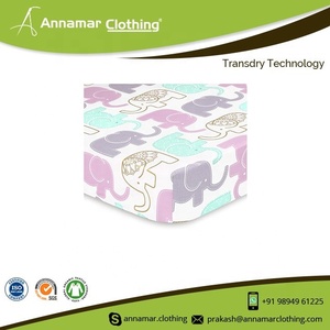 Organic Crib Fitted Sheet with Low Price - Product Image 2
