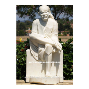 Handmade Marble Sai Baba God Statue - Product Image 1
