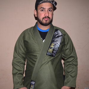 Kimono de Jiu-Jitsu Brasileño Verde 2022, Tejido Pearl Weave de 450 g/m² con Pantalón Ripstop - Product Image 2