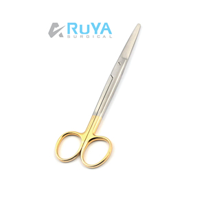 Mayo กรรไกรตัดตรง6นิ้ว,กรรไกรผ่าตัดทันตกรรมสเตนเลสสตีลคุณภาพสูงทรงโค้ง TC สำหรับสัตวแพทย์ - Product Image 1