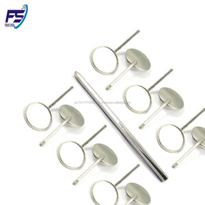 Miroir dentaire en acier inoxydable, Instruments de soins buccaux, pour la bouche et les dents, avec poignée, nouveau miroir #5, 2 pièces - Product Image 5