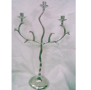 Bougeoir Globe en cristal personnalisé Candélabres en métal faits à la main pour mariage et décoration de Noël - Product Image 4