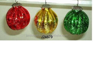 Ornement d'arbre de noël en verre, toutes les couleurs disponibles, décoration d'intérieur, suspendu - Product Image 3
