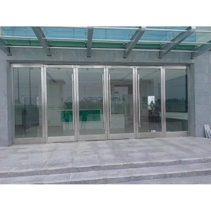 상업 알루미늄 강화 유리 스프링 도어 비즈니스 게이트 - Product Image 1