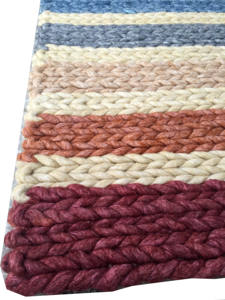 Alfombra y alfombra peluda personalizada, lana tejida de estilo moderno hecha a mano para uso doméstico para hoteles - Product Image 3