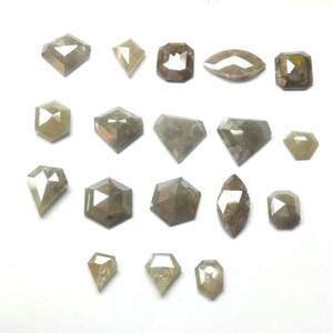 ธรรมชาติ Earthmined ทึบแสงชัดเจนหลวมเพชรในราคาที่ดีที่สุด100% เกลือธรรมชาติและพริกไทยเพชรรูปร่างแฟนซี - Product Image 4