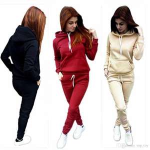 ชุดวอร์มแฟชั่นสำหรับผู้หญิงชุดวอร์มสีแดงเขียวเหลืองดีไซน์ใหม่ล่าสุด - Product Image 1