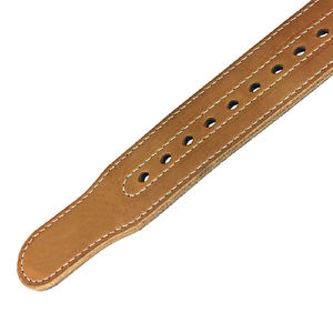 Culturismo Gimnasio Soporte para la espalda Fitness Ejercicio Power Lifting Leather Power Belt Venta caliente Leather Power Belt - Product Image 6