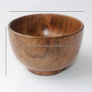 ชามไม้อะคาเซียแบบยั่งยืนพร้อมเทคนิคขัดเงาสไตล์คลาสสิกใช้สำหรับงานปาร์ตี้เสิร์ฟอาหารที่เป็นมิตรต่อสิ่งแวดล้อม - Product Image 6