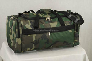 Sacs Premier de logo personnalisé Sac de sport unisexe camouflage imperméable avec fermeture éclair Polyester - Product Image 5