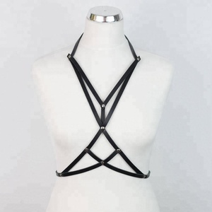 Genuine Leather Body Harness Fetish Body Harness High Quality Fetish Wears GDH-0008 - Product Image 1