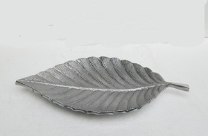 Bandejas de platos de metal de hoja de aluminio pulido para decoración del hogar - Product Image 2