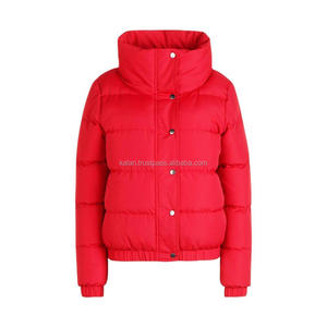 KIJJW1 Veste bouffante personnalisée de haute qualité pour femmes, respirante, camouflage, peau de mouton, rayures, broderie, perles, rivet, coton - Product Image 3