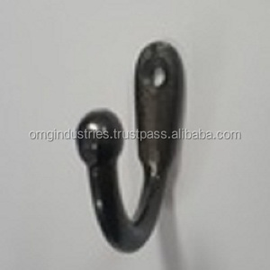OMG Industries Best Acorn Cast Iron Three-Hat <b>Coat</b> <b>Hook</b> Decorative Wall Mount Wholesale Product with Grab Eye Slip <b>Hook</b> Features - Product Image 2