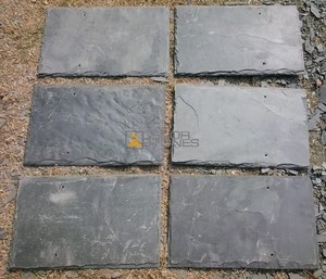 Tejas de Pizarra Natural Negra, Tejas de Pizarra India para Techos de Casas de Campo, Decoración de Techos, Directo de Fábrica, 5 Años de Garantía - Product Image 2