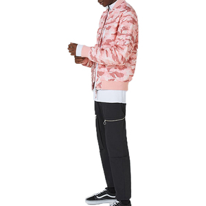 2019 mens fashion style contrast front zipper <b>fleece</b> <b>lined</b> active drawstring hooded <b>jacket</b> - Product Image 2