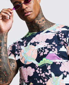 Men's Dark Grey 100% Combed Cotton T-Shirt Plain Custom Sublimation Design Wholesale in