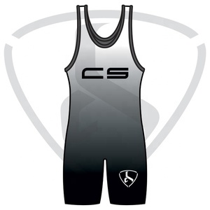 Alta calidad sublimado barato al por mayor Chaleco de levantamiento de pesas personalizado traje de levantamiento de pesas camiseta de lucha libre - Product Image 4
