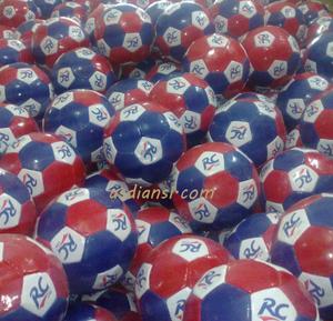 Ballons de football cousus à la main avec logo personnalisé et vessie en latex tailles 3-4-5-Ballons de football promotionnels pour entraînement et sports en cuir PVC/PU - Product Image 6