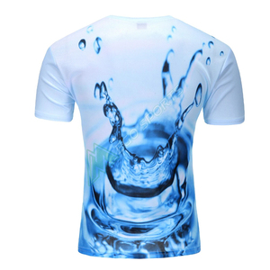 Camisetas deportivas de algodón 100% para hombre, ropa deportiva de alta calidad con impresión 3D personalizada, OEM, venta al por mayor - Product Image 6