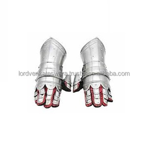 Guantes de Armadura Metálica Pulida Roman Metal - Lord LV670 - Product Image 1