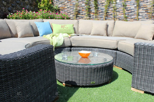 Conjunto de sofá de ratán polivinílico en forma de C - Product Image 3