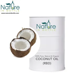 Aceite de coco | Aceite de Cocos nucifera refinado-Aceites Esenciales 100% puros y naturales-precio al por mayor