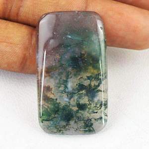 Haute qualité Rectangle perles mousse agate perle cristal femmes collier bijoux carré pierre précieuse perle fabrication de bijoux suppler - Product Image 2