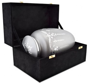 Urnes de crémation modernes de luxe Gaufrage attrayant Fournitures commerciales en vrac Bocaux de crémation en gros pour contenir les cendres de compagnon - Product Image 3