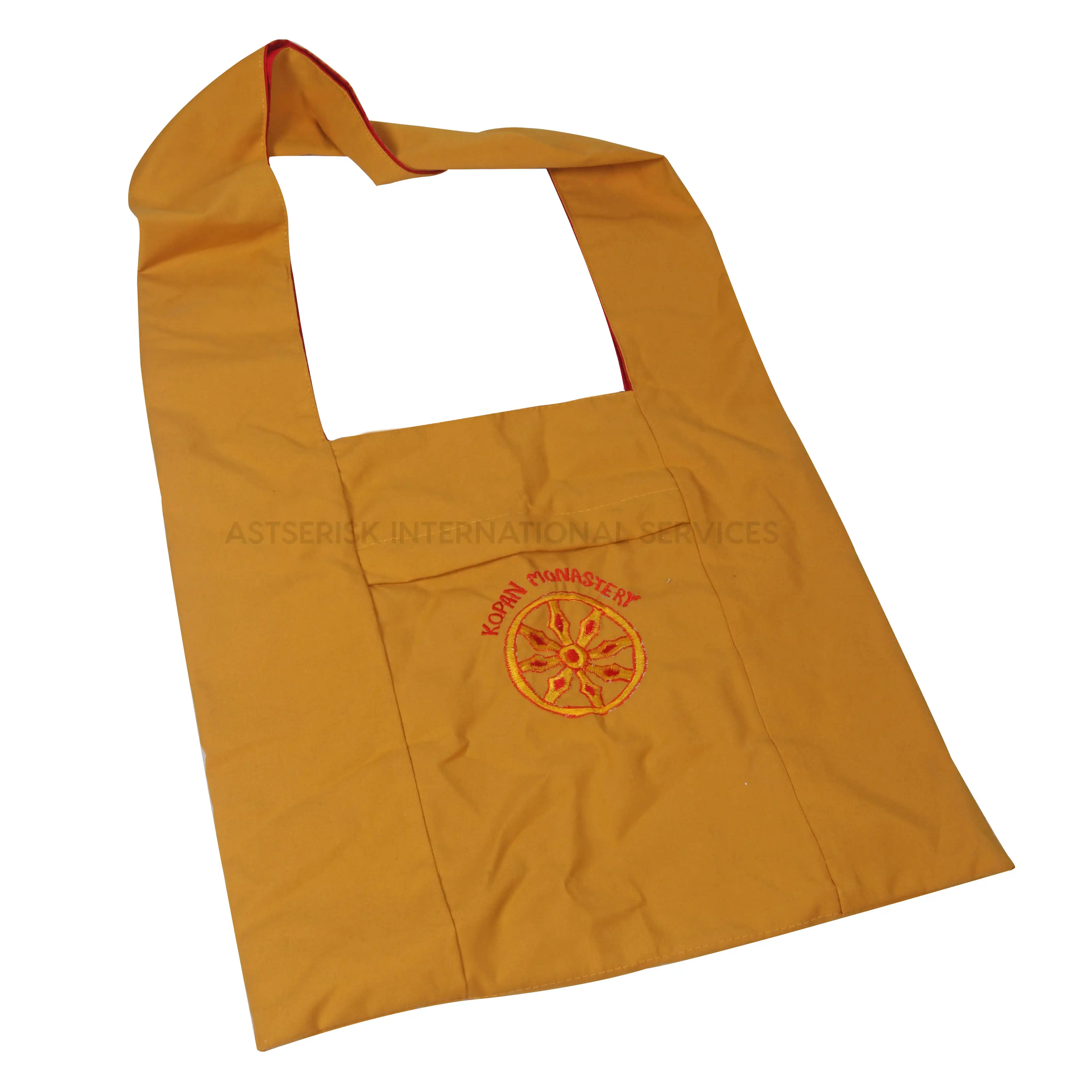 Monnik Katoenen Tas-Crossbody Messenger Bag Tas-Gemaakt In Nepal - Easy Carry Handtas