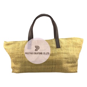 กระเป๋าถือทำมือจากป่านแท้ 100% ของไทย - Product Image 1