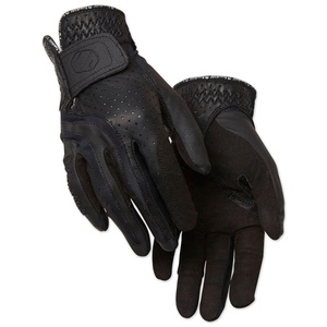 Guantes de cuero negro - Product Image 1