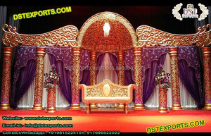 Mandap para Ceremonia de Boda Real de Sri Lanka - Mandap de Fibra de Vidrio Ligero, Personalizable en Color y Tamaño, Nueva Tendencia, Venta al Por Mayor - Product Image 4