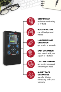 Conforme aux normes FCC et CE |   Détecteur de micro-émetteurs sans fil BugHunter BH-03 Expert - Product Image 5