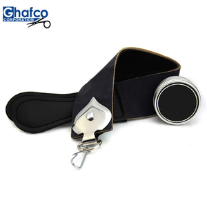 Cinturón de peluquero de cuero para maquinilla de afeitar para uso en salón con jabón de afeitar - Product Image 3